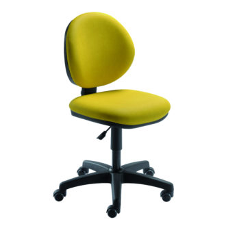 Siège ergonomique de travail BABETTE PRO de siegepro dossier contact permanent piètement polyamide noir