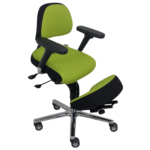 Assis à genoux BRIANCON de siegepro.com avec assise inclinée et dossier ergonomique