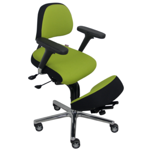 Assis à genoux BRIANCON de siegepro.com avec assise inclinée et dossier ergonomique