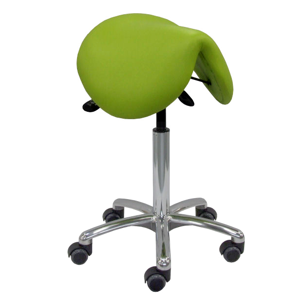 Tabouret greenery selle de cheval siegepro DAKOTA de siegepro assise large suspendue petit piètement