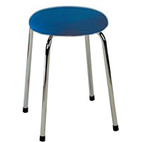 Tabouret 4 pieds empilable AGEN de siegepro assise tissu
