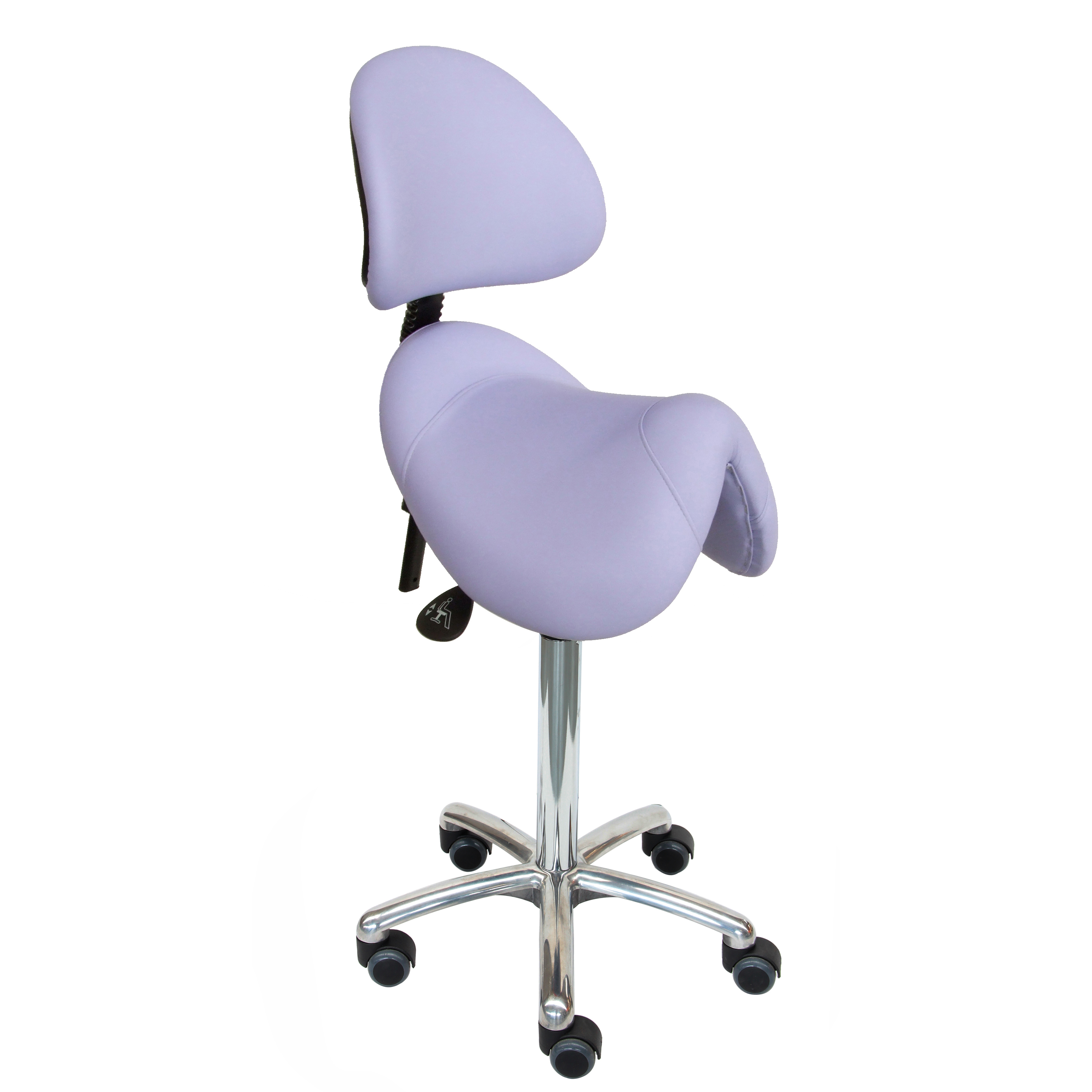 Le siège selle large IOWA de siegepro.com avec une mécanique asynchrone et une selle grand confort suspendue par ressorts