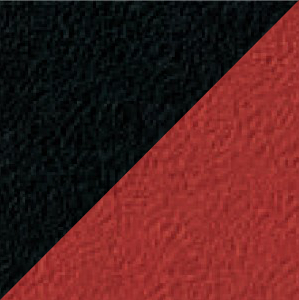 Bicolore vinyle noir ST02 et rouge cinabre vif ST07478
